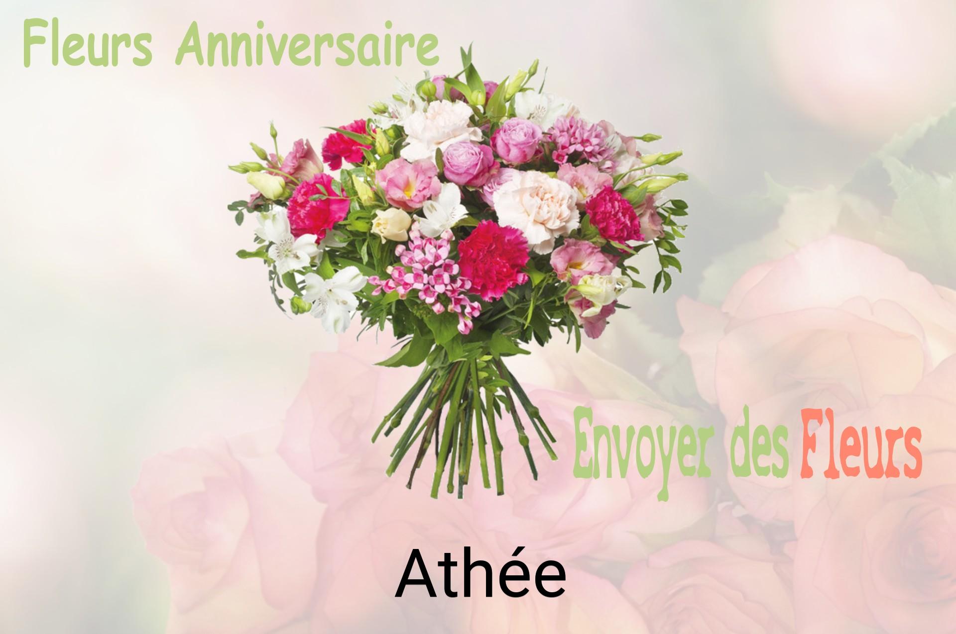 Bouquet de fleurs d’anniversaire livré à Athée